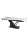 Стол FERNANDO CERAMIC 140(200)*90 бежевый/черный Intarsio