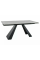 Стол обеденный раскладной SALVADORE CERAMIC Крем Diamond Cream / Черный мат (160-240)X90 SALVADOREKRC160 Signal