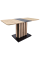 Стол обеденный раскладной COLIN D/C 68x110(145) Дуб артизан / Черный Intarsio