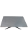 Стол ROSARIO CERAMIC 160(220)*90 серый мат/черный каркас Intarsio