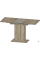 Раскладной стол обеденный POLAR D/G 60x100(135) Дуб крафт серый / Глиняный серый Intarsio