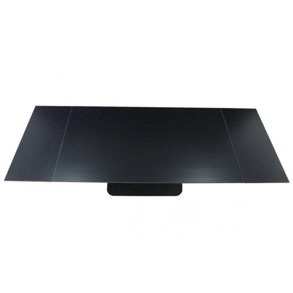 Стол OVIDIO CERAMIC 160(240)*90 черный мат/черный каркас Intarsio