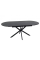 Стол обеденный раскладной GASTON CERAMIC 140(180)*80 черный GASTONC140 Signal