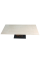 Стол FERNANDO CERAMIC 160(220)*90 травертин мат/тёмный орех Intarsio
