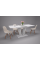 Стол обеденный раскладной Torino 140(180)x80 Белая Аляска / Индастриал Intarsio