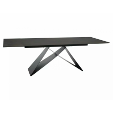 Стол обеденный раскладной WESTIN CERAMIC Бронзовый Ossido Bruno / Черный мат (160-240)X90 WESTINBROC160 Signal