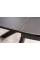 Стол обеденный раскладной PORTO CERAMIC 120(160)*120 тем.серый эффект мрамора/черный мат PORTOCC120 Signal