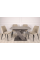 Стол обеденный раскладной Dark A 120(160)x80 Ателье Темный Intarsio