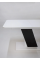 Стол обеденный Carvelo 140(180)x80 Белая Аляска / Черный Униколор Intarsio