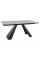 Стол обеденный раскладной SALVADORE CERAMIC Крем Diamond Cream / Черный мат (160-240)X90 SALVADOREKRC160 Signal