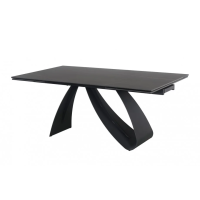 Стол обеденный DIUNA CERAMIC Черный MARMUR SAHAR NOIR / Черный мат (160-240)X90 DIUNACC160 Signal