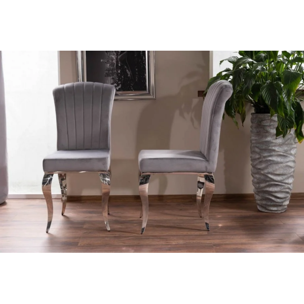 Стол обеденный PRINCE CERAMIC 180*90 белый CALACATTA/хром PRINCECBCH180 Signal