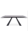 Стол обеденный SALVADORE CERAMIC II 120(180)X80 Серый / Черный мат SALVADORECII120 Signal