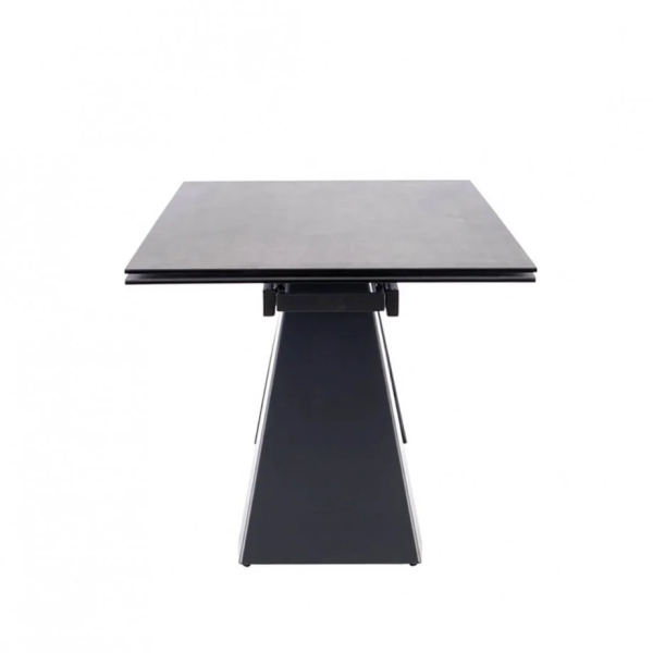 Стол обеденный SALVADORE CERAMIC II 120(180)X80 Серый / Черный мат SALVADORECII120 Signal