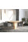Стол кухонный раскладной FOREST D/A Дуб золотой крафт / Ателье темное 120(160)x80 Intarsio