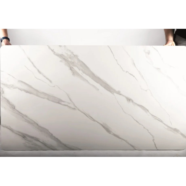 Стол обеденный HERMES Белый (эффект мрамора) / Золото 160X90 HERMESBZL160 Signal