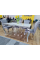 Стол обеденный PRINCE CERAMIC 150*90 белый CALACATTA/хром PRINCEBCH150 Signal