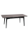 Стол обеденный раскладной BERLIN CERAMIC 140(180)*80 серый мат керамика/черный каркас Intarsio