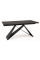 Стол обеденный раскладной WESTIN CERAMIC 160(240)*90 черный SAHARA NOIR/черный мат WESTINCCC160 Signal