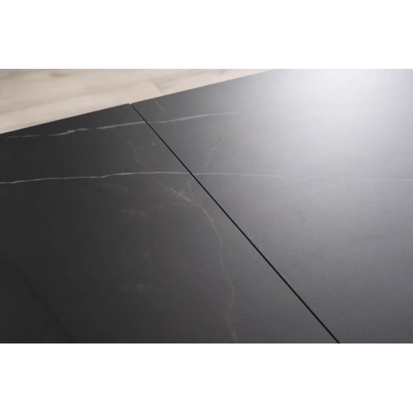 Стол обеденный раскладной WESTIN CERAMIC 160(240)*90 черный SAHARA NOIR/черный мат WESTINCCC160 Signal