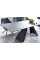 Стол обеденный SALVADORE CERAMIC II 120(180)X80 Серый / Черный мат SALVADORECII120 Signal