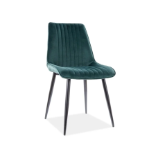Стул KIM VELVET черный каркас / зеленый BLUVEL 78 KIMVCZ Signal