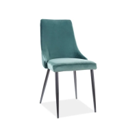 Стул PIANO B VELVET черный каркас / зеленый BLUVEL 78 PIANOBVCZ Signal