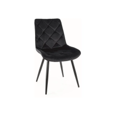 Стул кухонный RALPH VELVET черный каркас/черный BL.19 RALPHVCC Signal