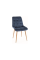 Стул кухонный CHIC D VELVET дуб каркас/синий BL.86 CHICDVDGR Signal