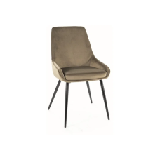 Стул кухонный COBE VELVET черный каркас/оливковый BL.77 COBEVCOL Signal