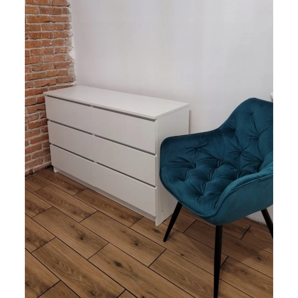 Стул CHERRY VELVET черный каркас / БИРЮЗА BLUVEL 85 CHERRYVCTU Signal