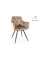 Стул MANGO VELVET Черный / BLUEVEL Беж 40 MANGOVCCBE Signal