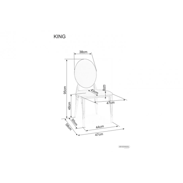 Кресло KING VELVET Золотой каркас / Бежевый BLUVEL 28 KINGVZLBE Signal