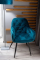 Стул CHERRY VELVET черный каркас / БИРЮЗА BLUVEL 85 CHERRYVCTU Signal