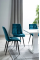 Стул CHIC VELVET черный каркас / БИРЮЗА BLUVEL 85 CHICVCTU Signal