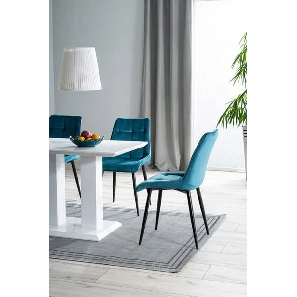 Стул CHIC VELVET черный каркас / БИРЮЗА BLUVEL 85 CHICVCTU Signal
