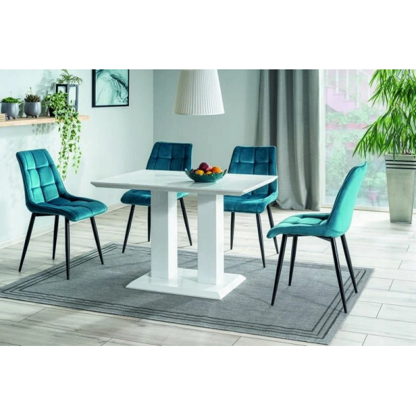 Стул CHIC VELVET черный каркас / БИРЮЗА BLUVEL 85 CHICVCTU Signal