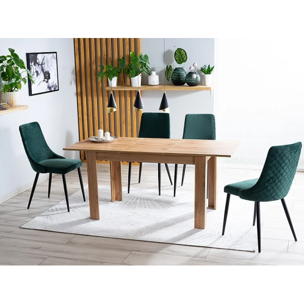 Стул PIANO B VELVET черный каркас / зеленый BLUVEL 78 PIANOBVCZ Signal