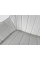 Стул кухонный SALVIA Черный каркас / Светло-серый велюр с механизмом 180º Intarsio