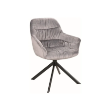 Стул кухонный ASTORIA II VELVET черный каркас/серый BL.14 ASTORIAIIVCSZ Signal