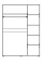 Шкаф Бьянко 3ДЗ 1200 Белый / Дуб сонома Мир Мебели