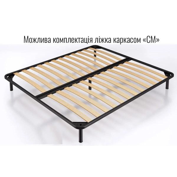 Кровать двуспальная 1.4 Лилия новая Дуб гранж колониальный/ Антрацит Мир Мебели