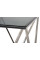 Кавовий стіл CP-2 тонований + срібло Vetro Mebel