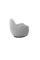 Поворотное кресло "Каллисто" серый Vetro Mebel
