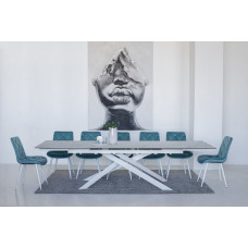 Керамічний стіл TML-890 бланко перліно + білий Vetro Mebel