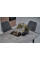 Керамический стол TM-88 ребекка грей + черный Vetro Mebel