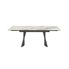 Керамический стол Олимпия ТМL-985 калакатта голд + чёрный Vetro Mebel