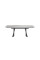 Керамічний стіл Олімпія ТМL-985 ребекка грей + чорний Vetro Mebel