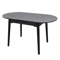Керамічний стіл TM-85 ребекка грей + чорний Vetro Mebel