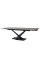 Керамический стол TML-897 гриджио латте + черный Vetro Mebel